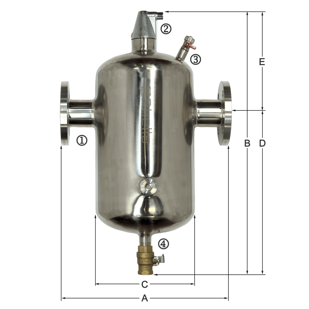 AIR250 Air Separator With Dirt Magnet